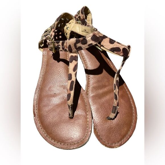 Route 66 size 7 leopard sandals great condition - Picture 1 of 2